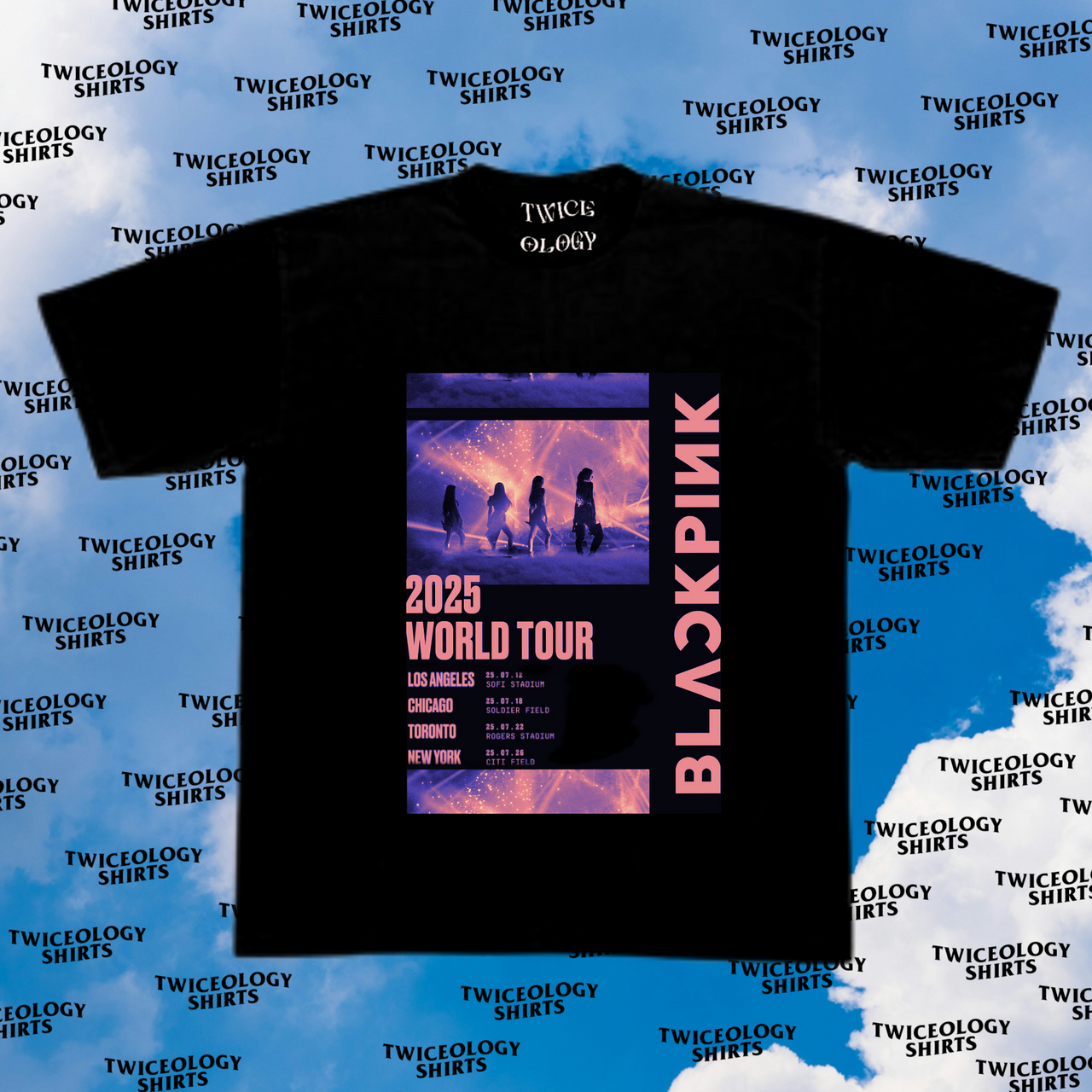 blackpink hrt x world tour tee