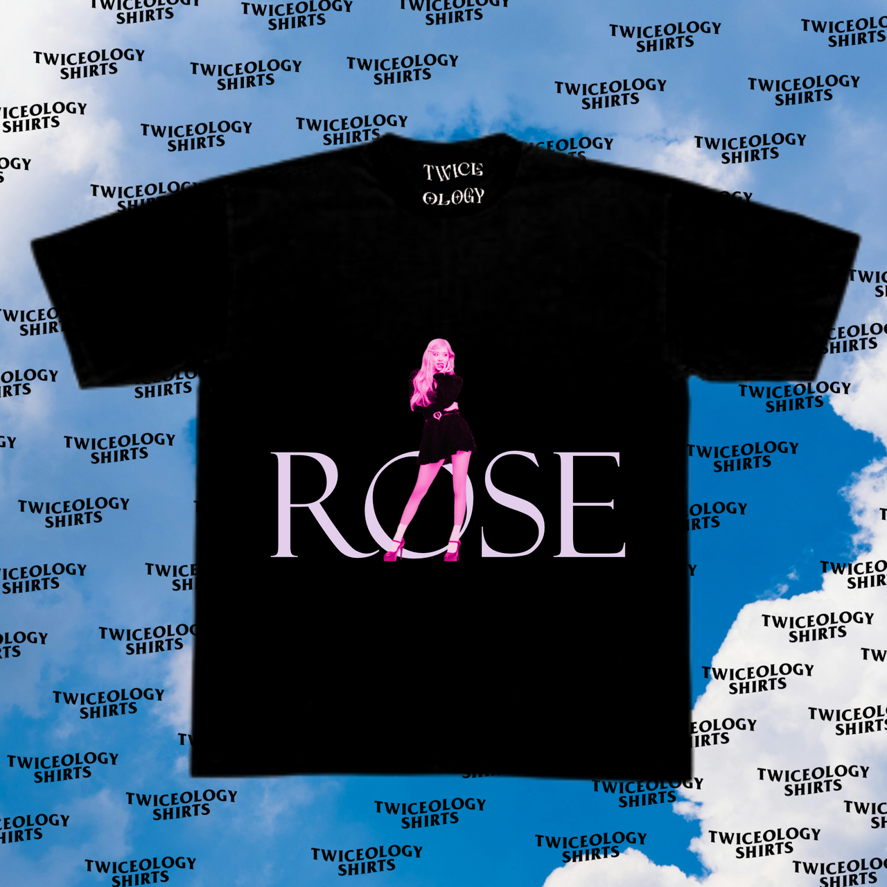 blackpink hrt x rosé tee