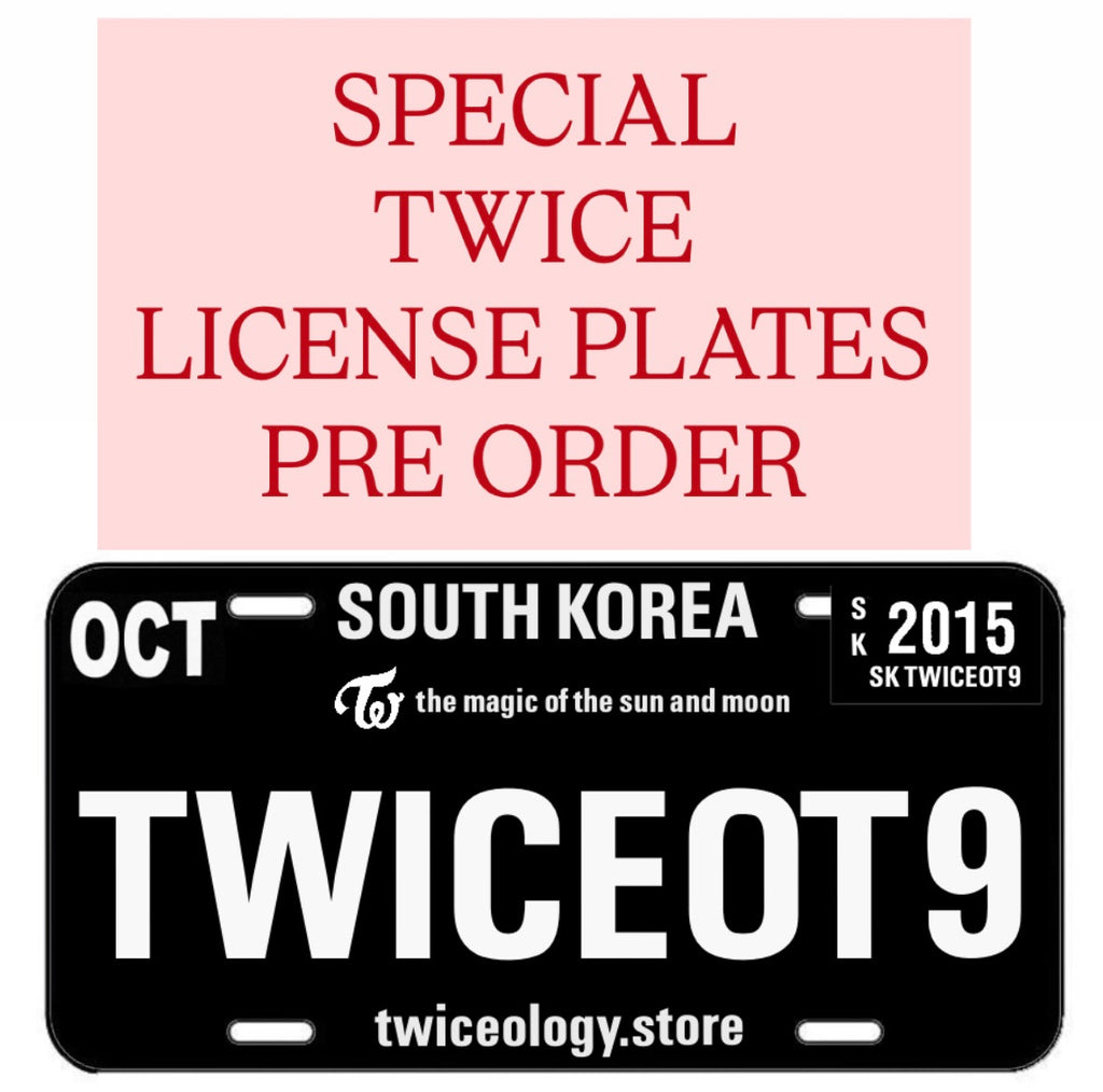 this is: special twice license plates *limited*