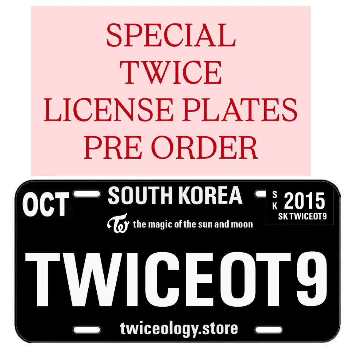 this is: special twice license plates *limited*