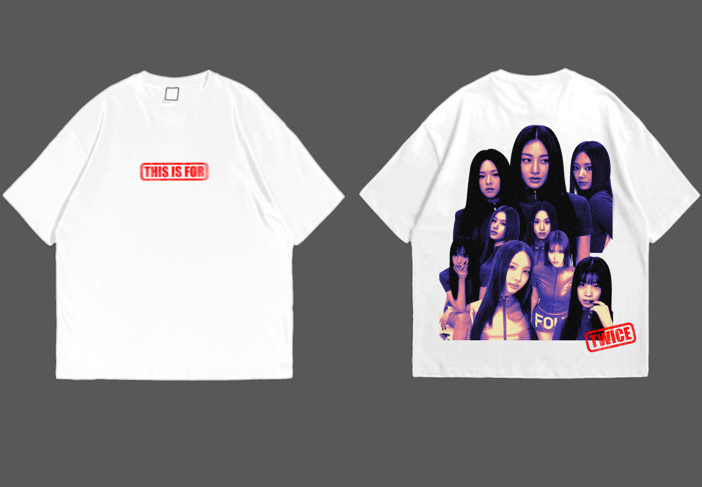 this is: twice collage tee