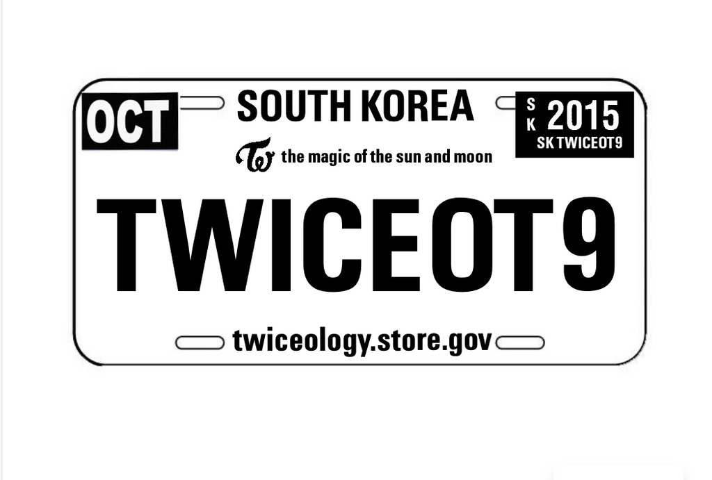 this is: special twice license plates *limited*