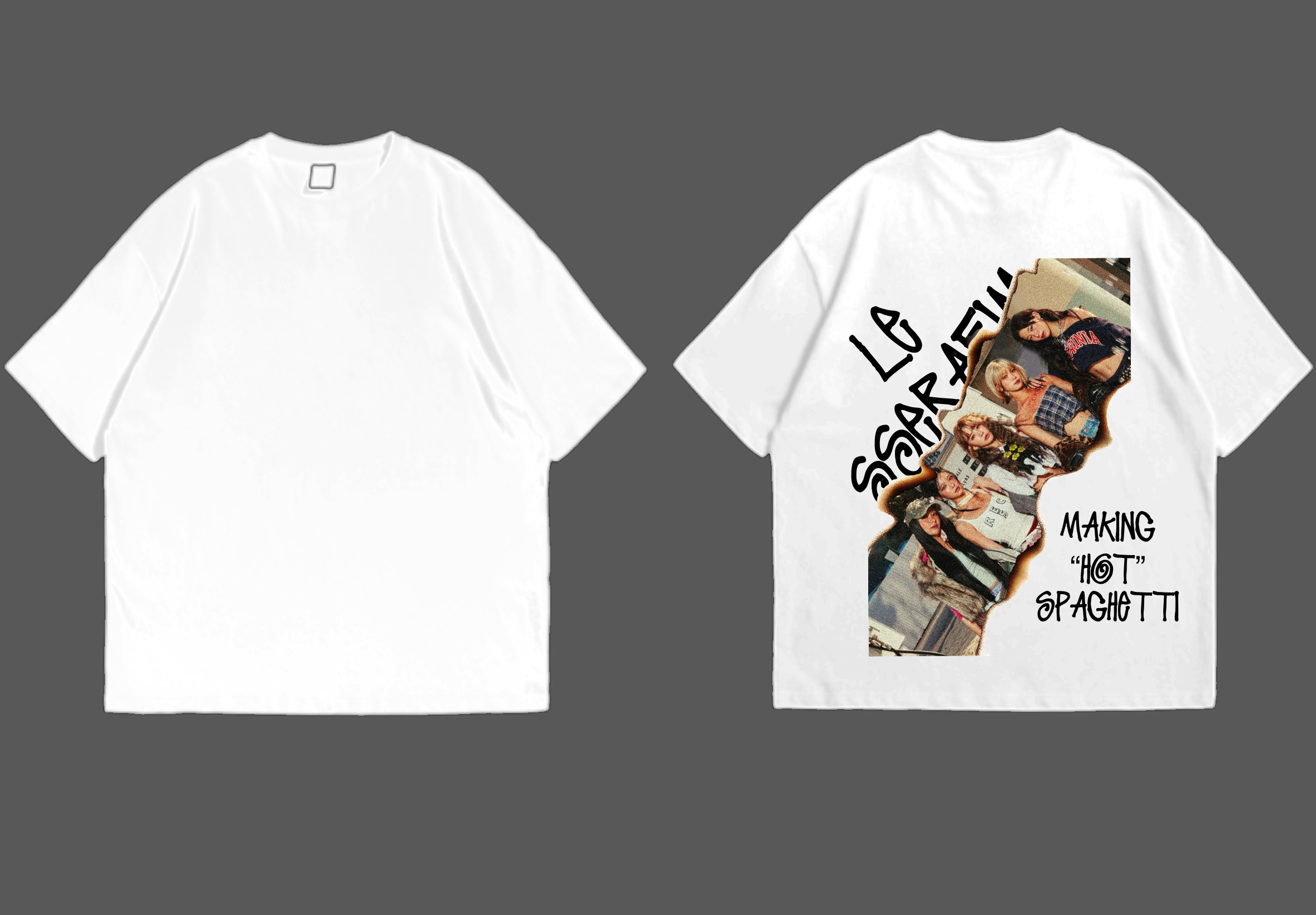 this is: LE SSERAFIM HOT SPAGHETTI