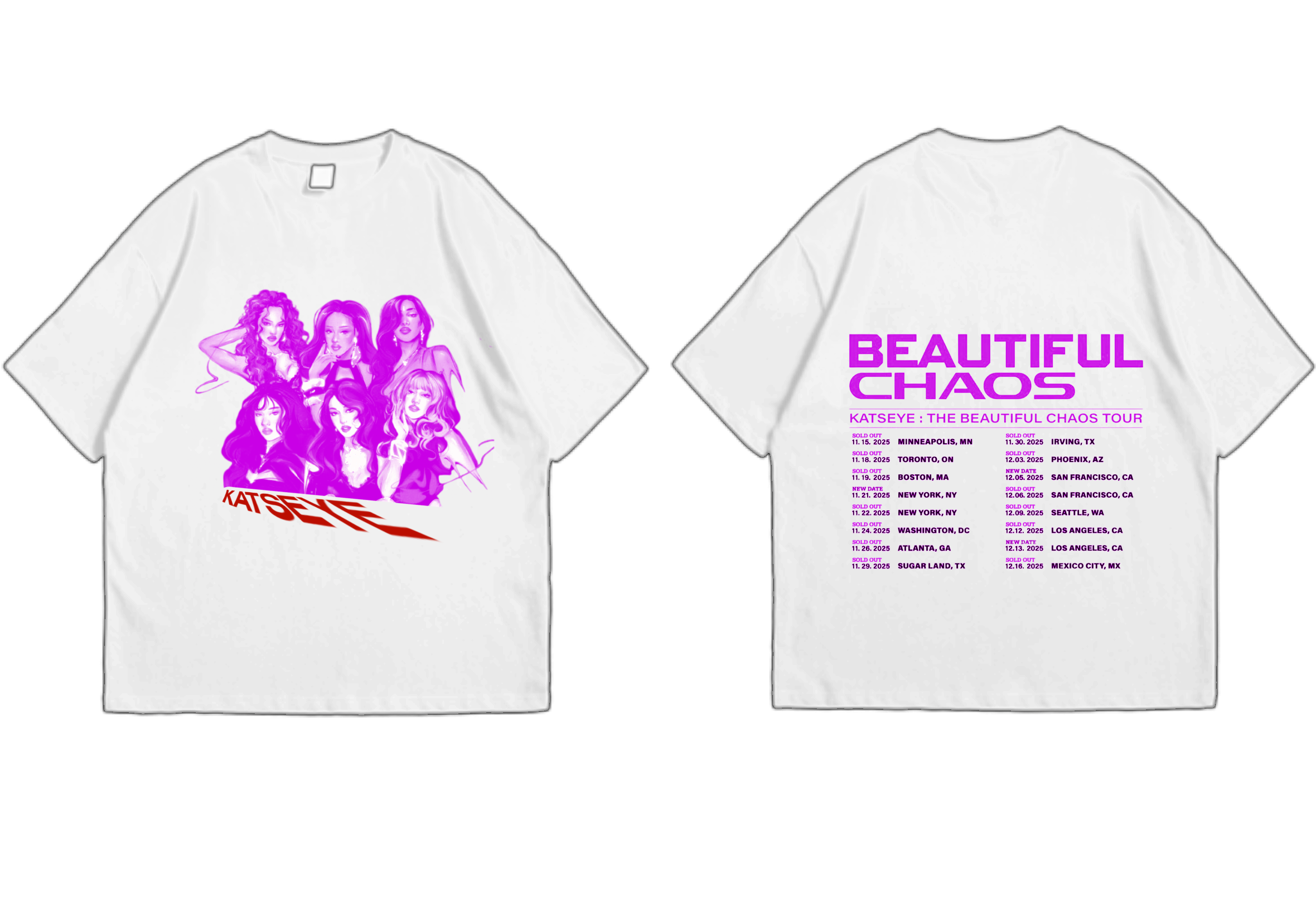 this is: katseye tour tee