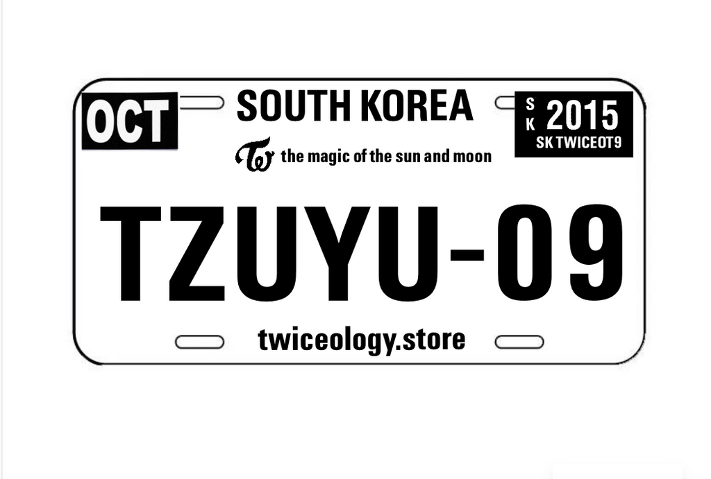 this is: special twice license plates *limited*
