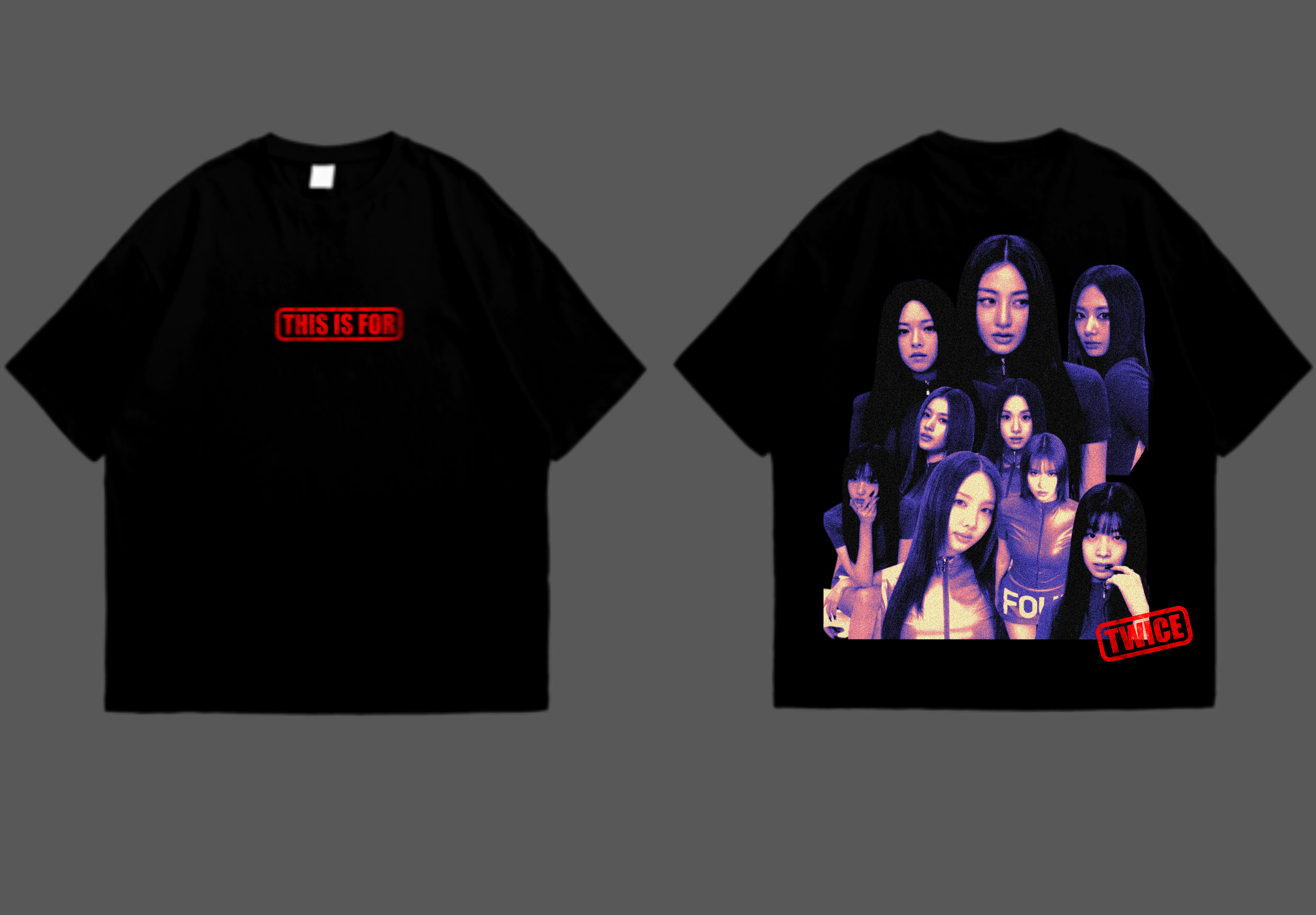 this is: twice collage tee