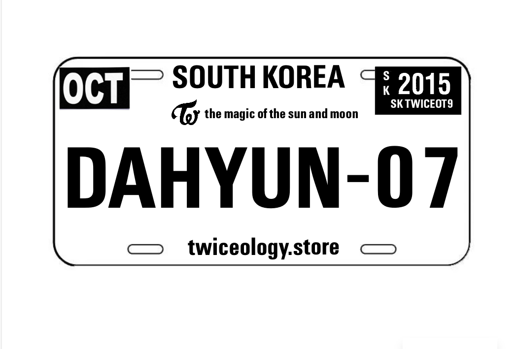 this is: special twice license plates *limited*