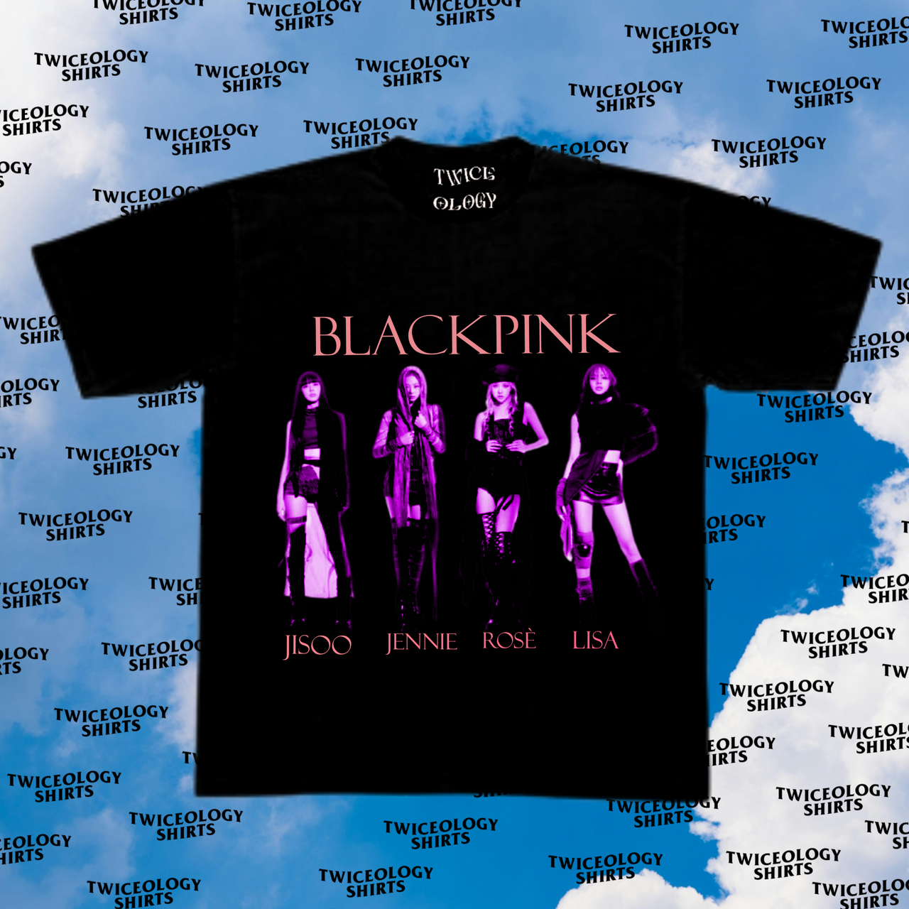 blackpink hrt x group tee