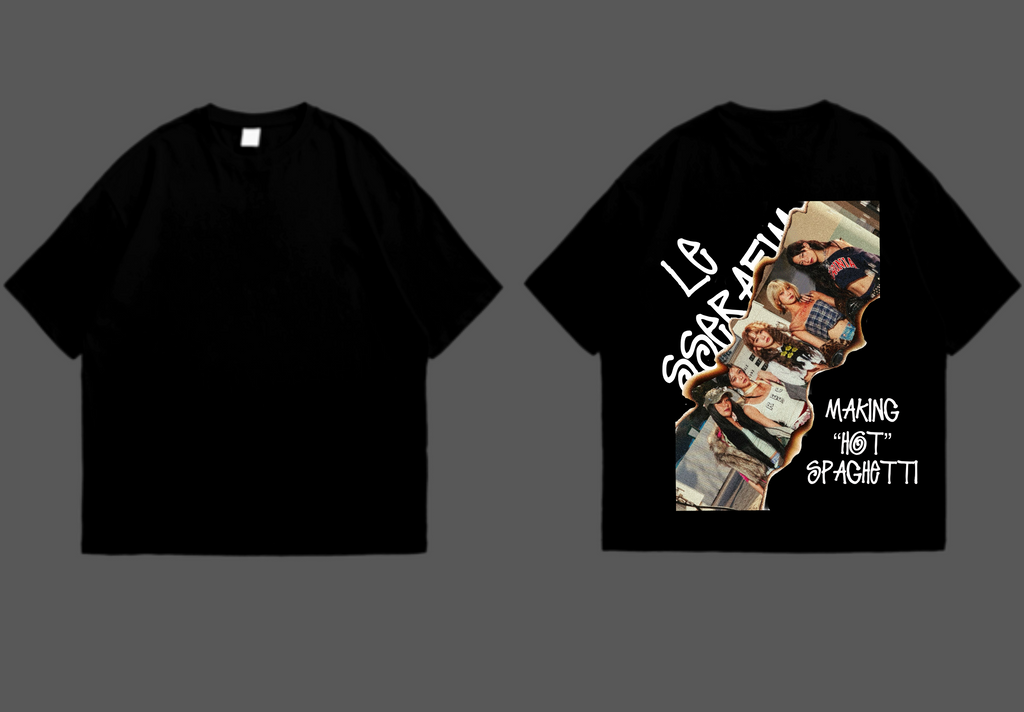 this is: LE SSERAFIM HOT SPAGHETTI