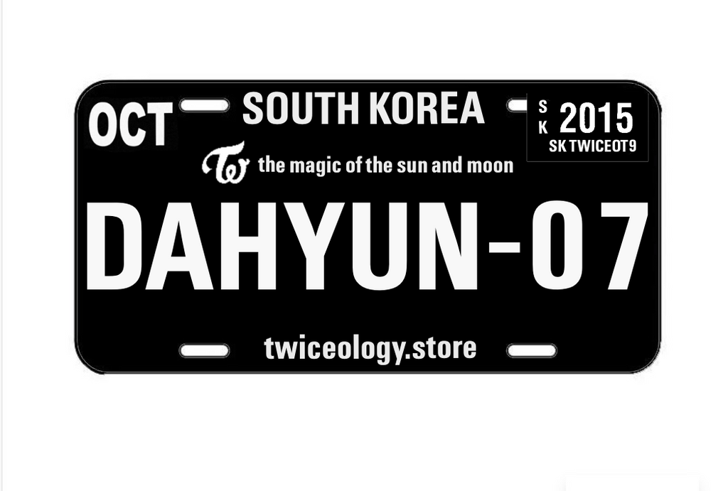 this is: special twice license plates *limited*