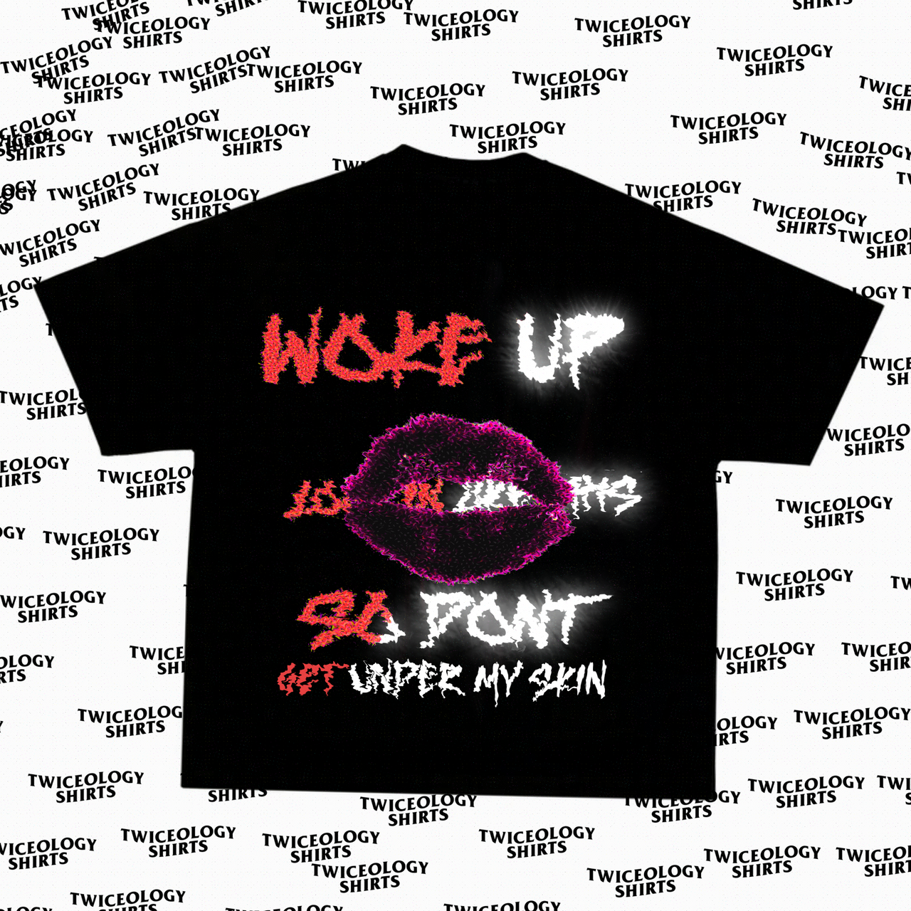 xg 'woke up' graphic tee